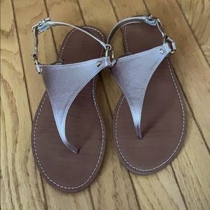Rose gold sandal